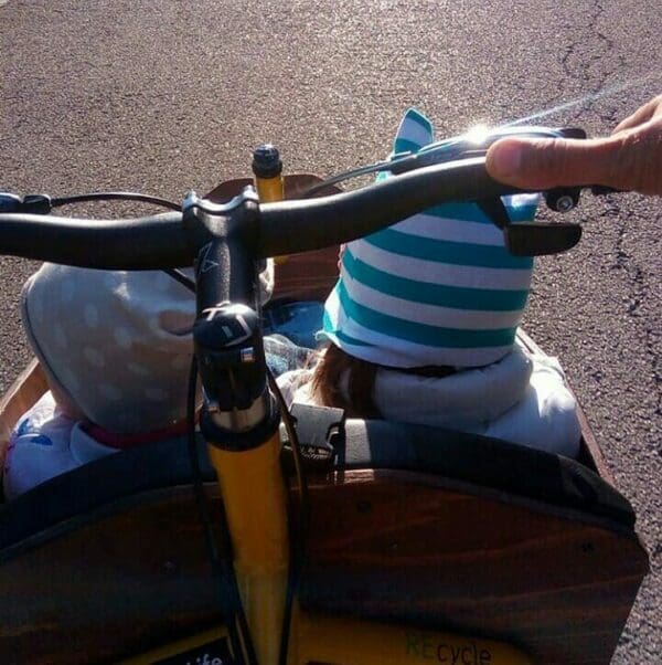 cycling with kids bronte cargo bike kids bimbi viaggiare travelling