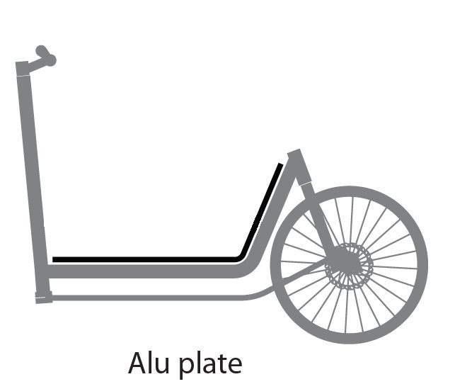 bronte xl alu board pianale alluminio mandorlato