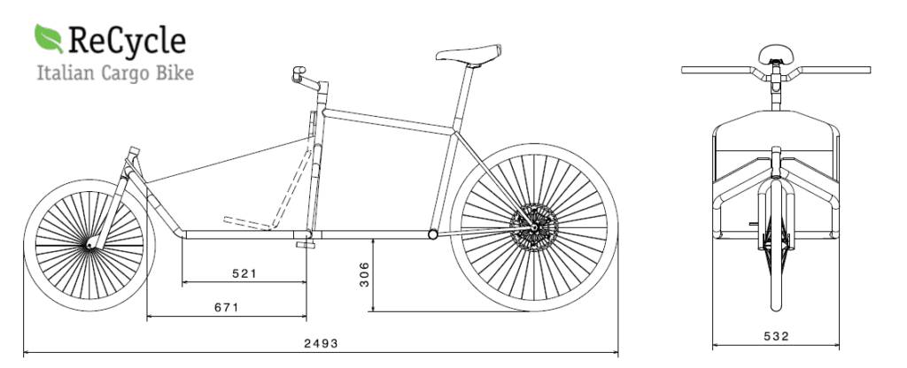 cargo bike geometry how to build officine recycle