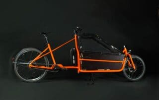 Bronte xl cargo bike officine recycle - e bike - rain cover